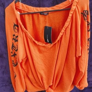 Fashion nova off shoulder so extra top plus size